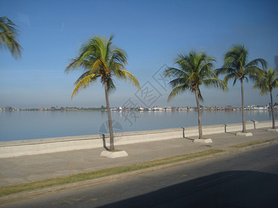 古巴的Cienfuegos背景图片