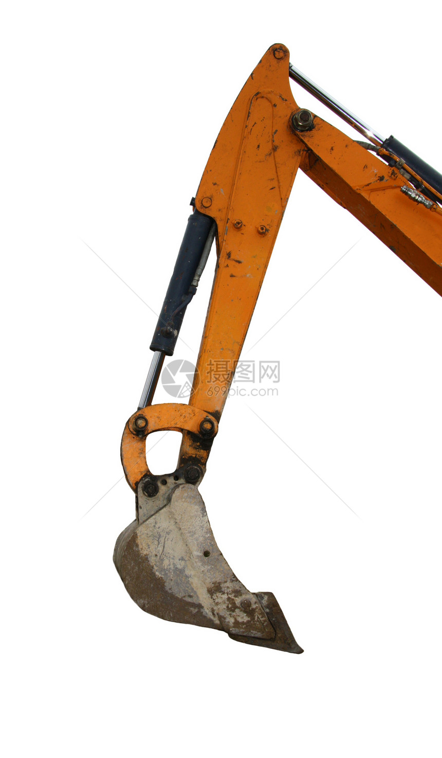 建筑挖掘机或挖土机图片
