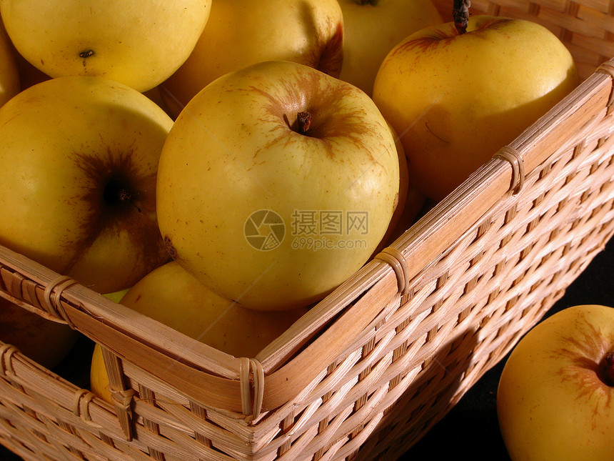 苹果照片静物篮子水果食物图片