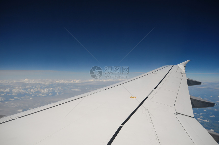 飞行天空土地蓝色地球地平线风景高度喷射航班飞机图片