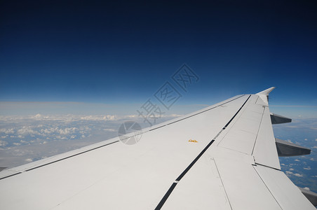 飞行天空土地蓝色地球地平线风景高度喷射航班飞机背景图片