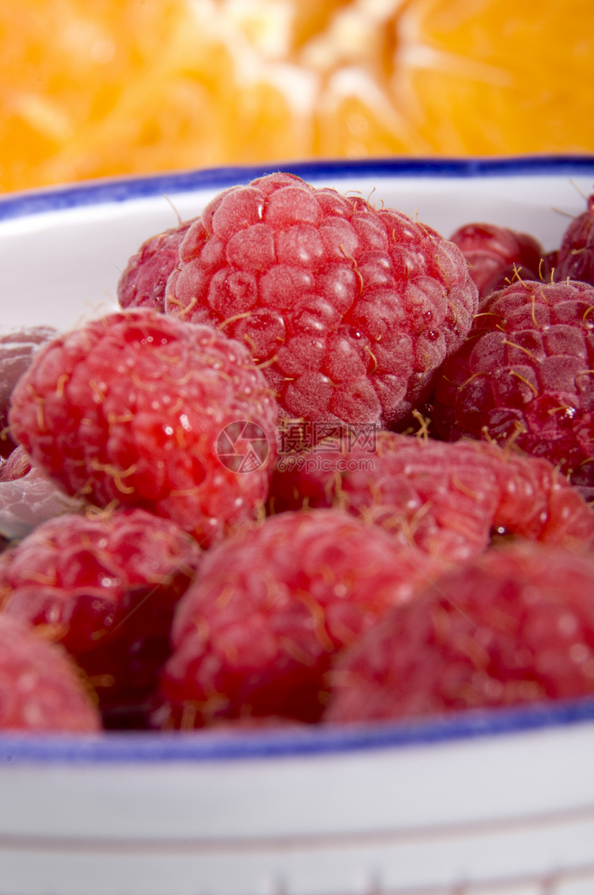 草莓甜点水果覆盆子饮食食物红色矿物维生素宏观美食图片
