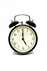 五点钟黑色手表时间白色柜台小时日历庆典数字背景图片