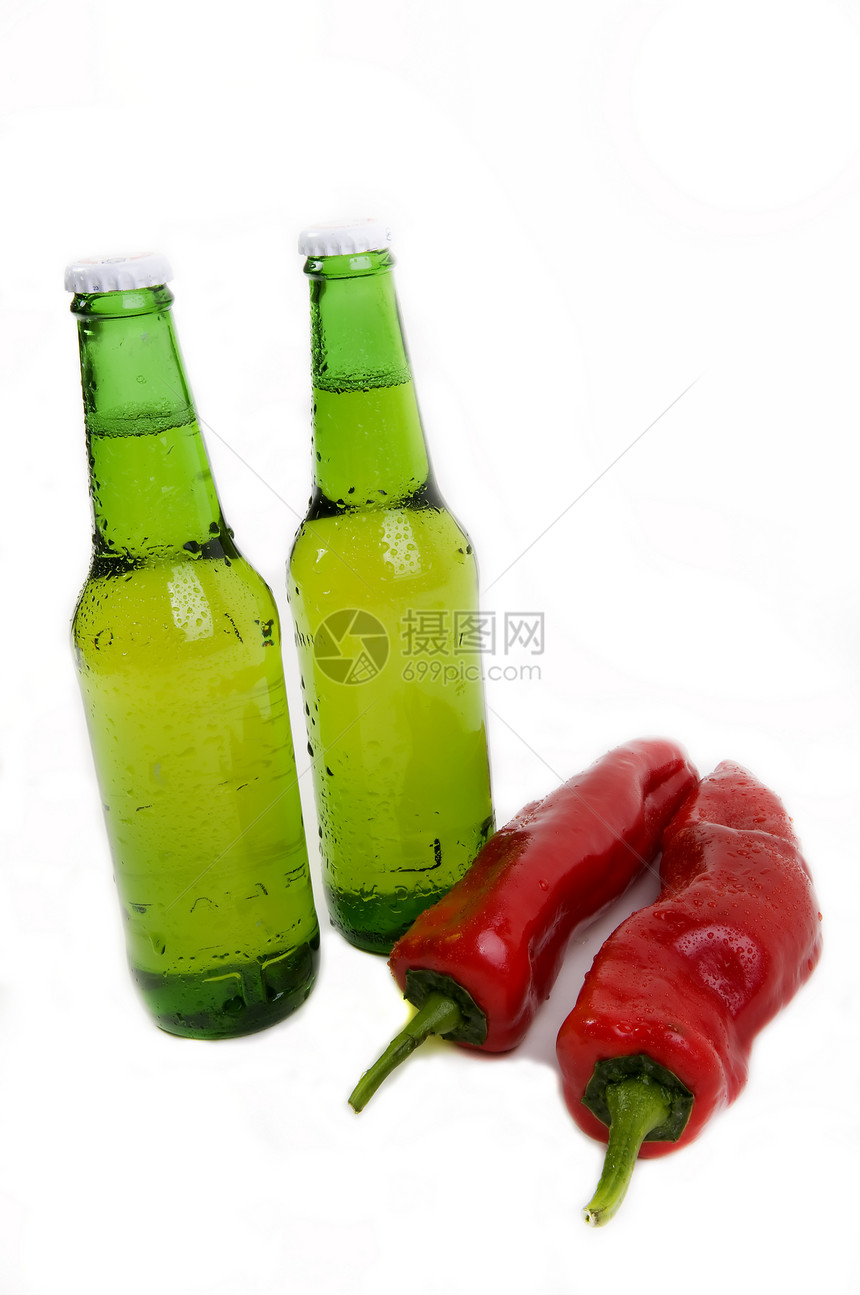 热热派对绿色红色乐趣女孩们男人女性辣椒图片