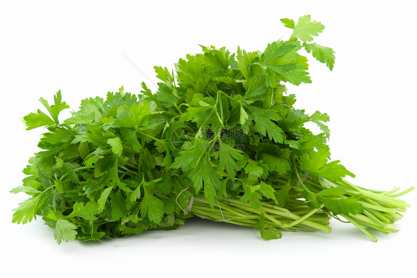 绿色的叶子小吃节食植物饮食蔬菜纤维沙拉白色食物图片