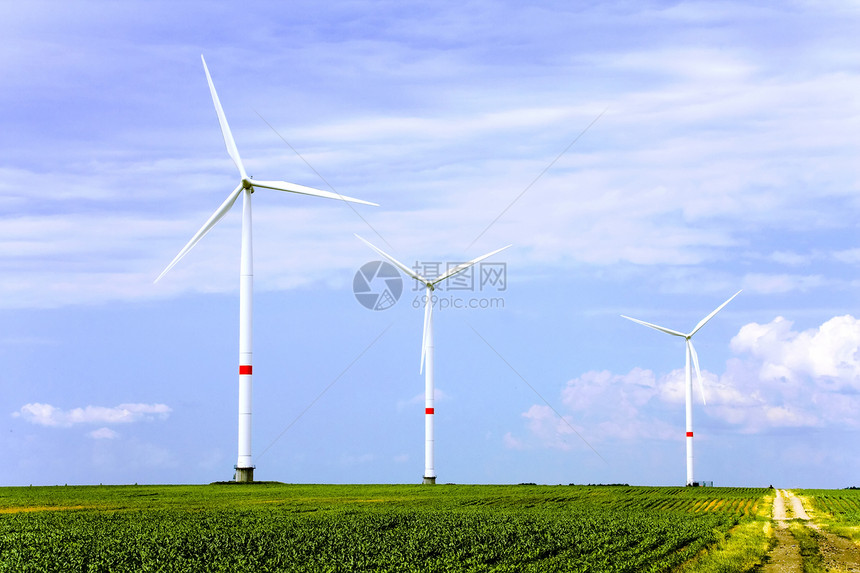 风力涡轮机农场力量沙漠场地来源植物涡轮创新车站发电机风车图片