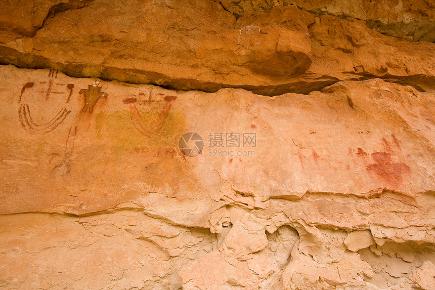 蛇群象形图评书绘画历史文字原住民文明岩画文化图片