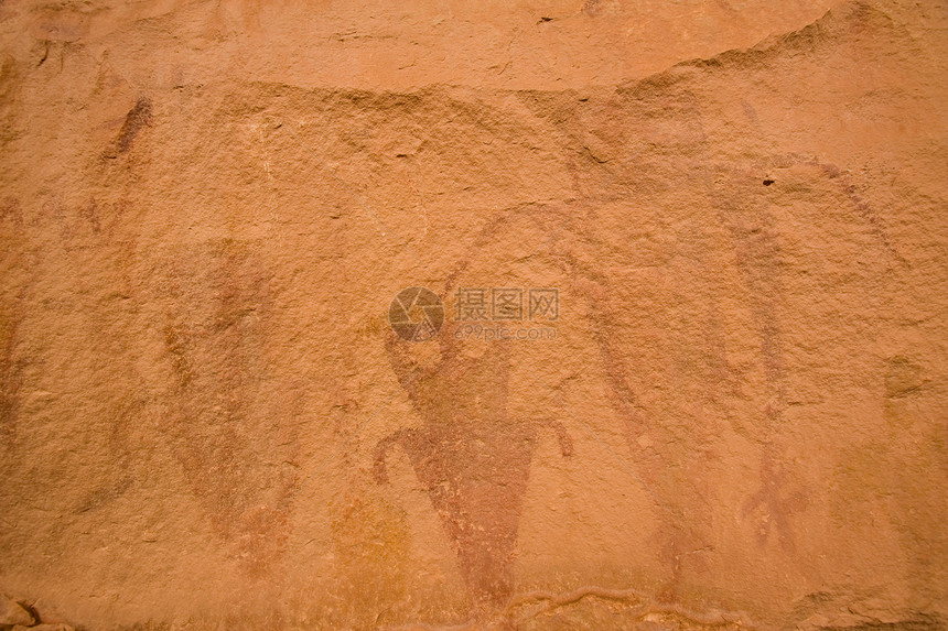 蛇群象形图岩画评书历史文明文化原住民绘画文字图片