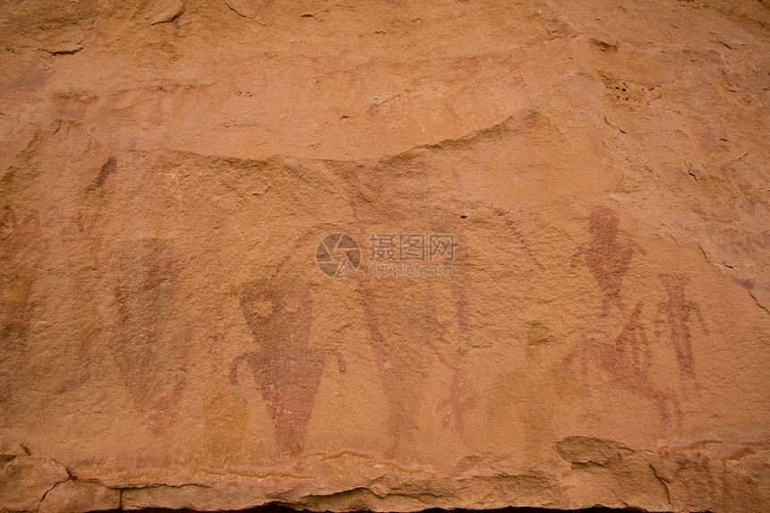 蛇群象形图岩画文字评书绘画历史科科原住民文化文明图片
