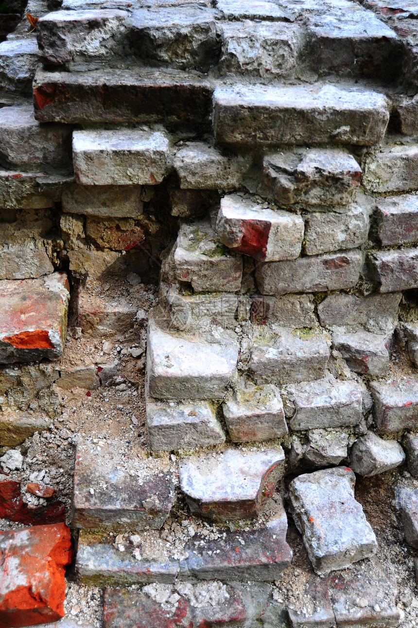 砖墙壁石头长方形水泥材料石工废墟图片