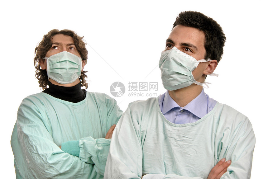 医生商业职业护士学生帮助大学男人诊断工人微笑图片