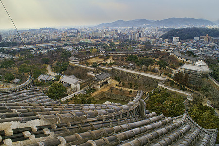 日本的冰地大城堡皇帝世界旅行天空寺庙蓝色吸引力城市文化忍者背景图片