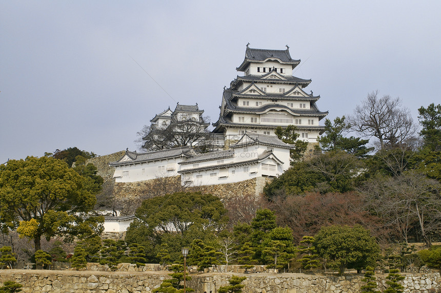 日本的冰地大城堡忍者武士世界文化城市地标寺庙游客旅游防御图片