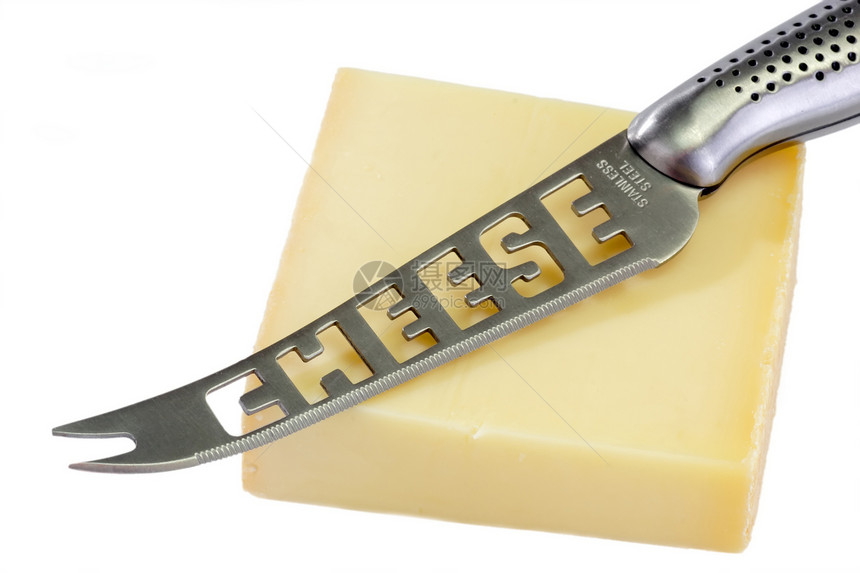 奶酪营养白色厨具黄色金属餐具刀具食物图片