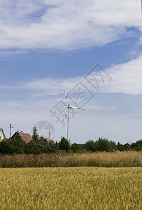 风能活力发电机村庄白色涡轮力量天空生态风车日落背景图片
