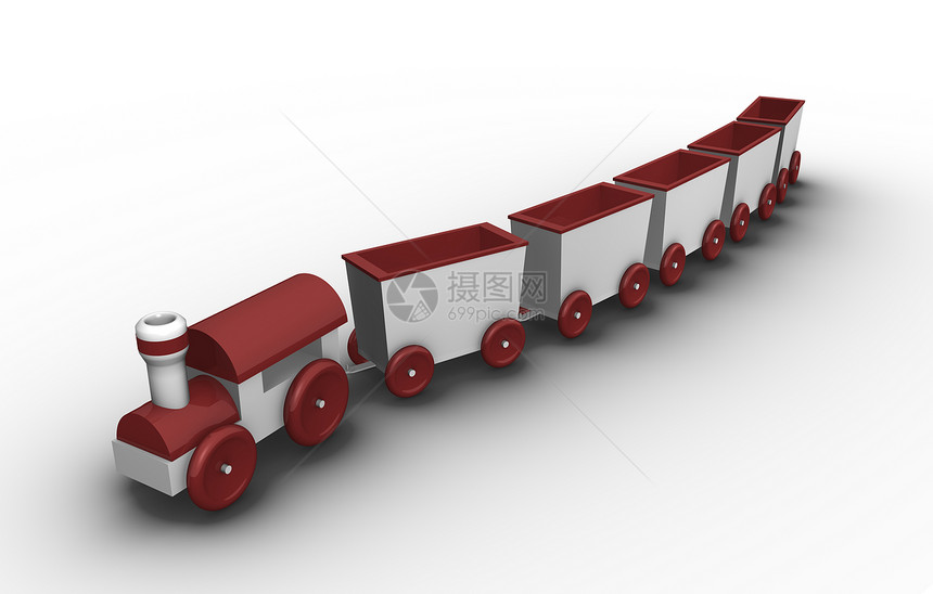 玩具火车商品旅行蒸汽车皮乐趣货运铁路红色送货教育图片