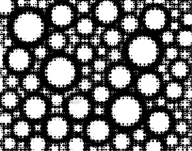 圆柱形白色网络斑点圆形黑色背景图片