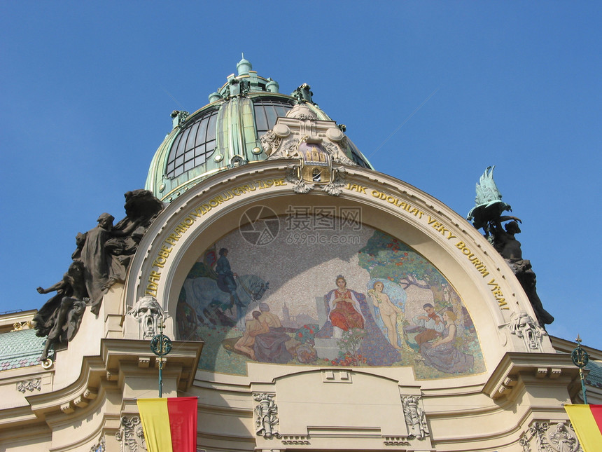 布拉格博物馆文化剧院城堡建筑旅游教会地标议会历史图片