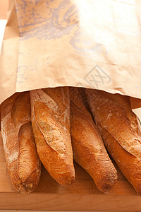 袋式面包纸纸袋背景图片