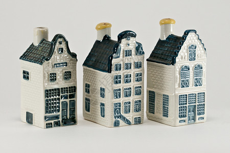 微型荷兰住房背景图片