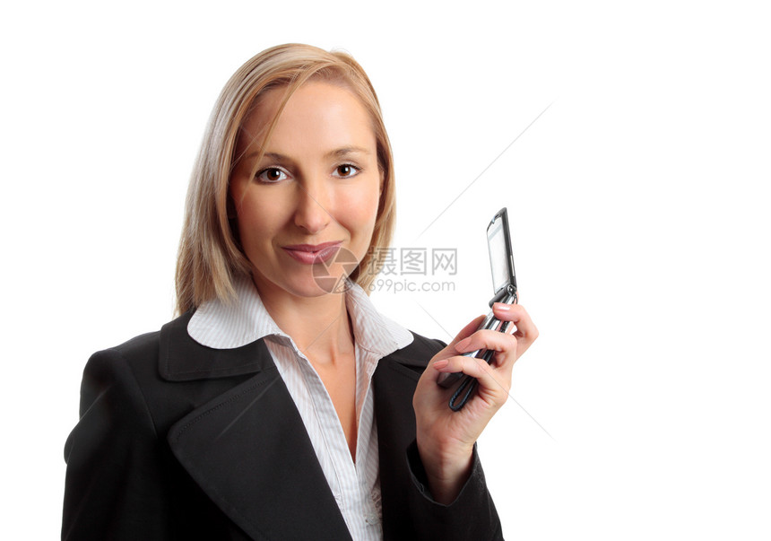 使用移动电话的工作妇女人数图片