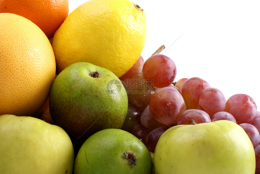 熔块水果红色橙子营养橘子绿色柚子食物蓝色黄色图片