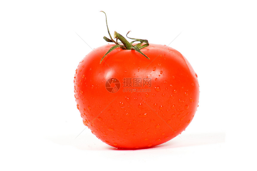 熟熟新鲜番茄图片