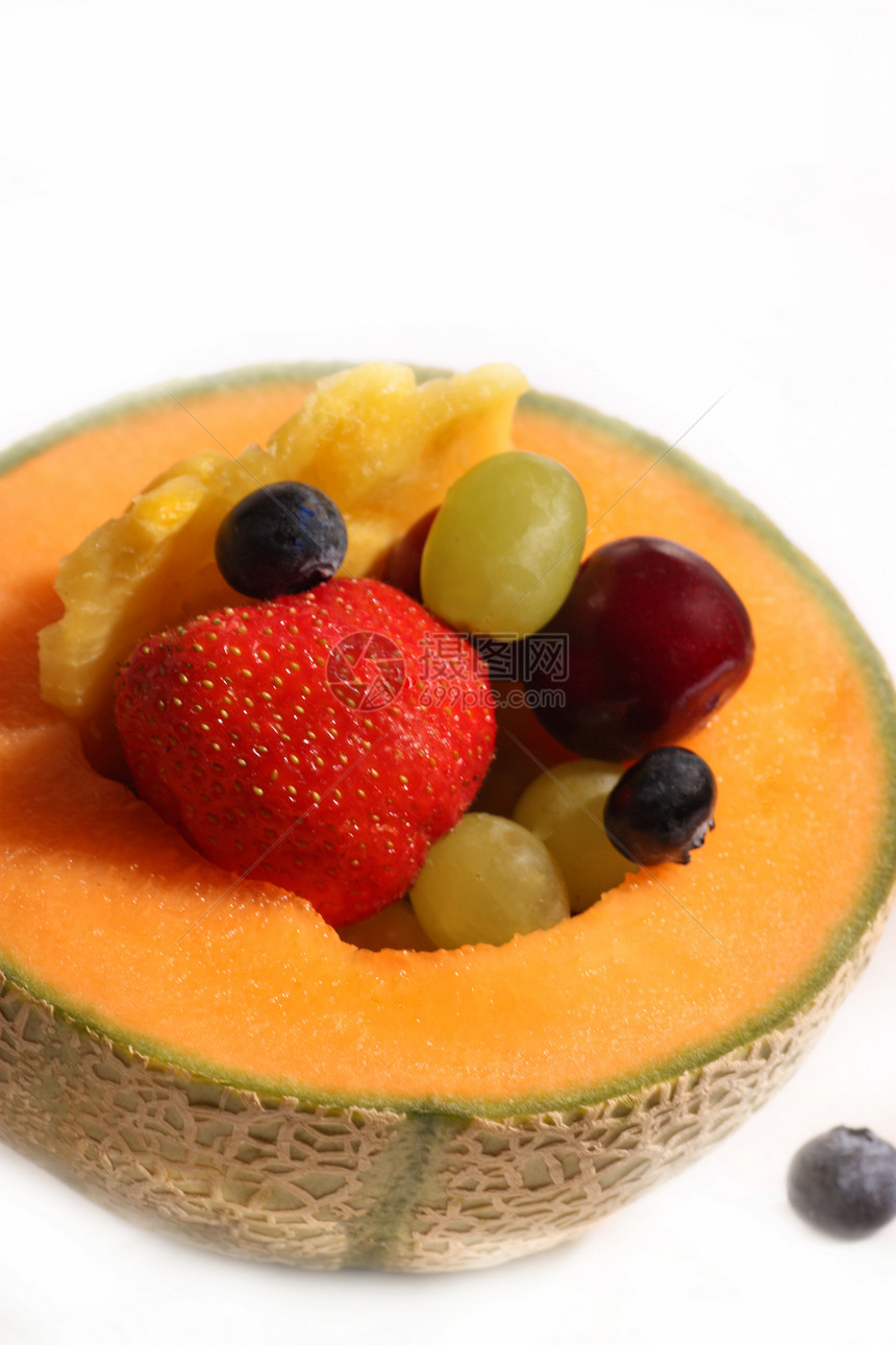 水果宏观营养食物奇异果白色生物维生素浆果图片
