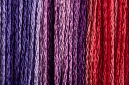 线程材料宏观纤维刺绣纺织品条纹工艺细绳背景图片