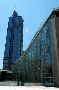 中国摩天大厦建筑学摩天大楼新世界建筑中心背景图片