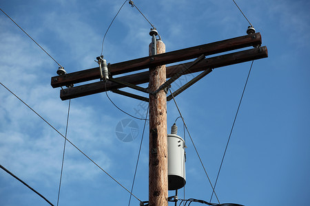 输电线路电压活力线条背景图片