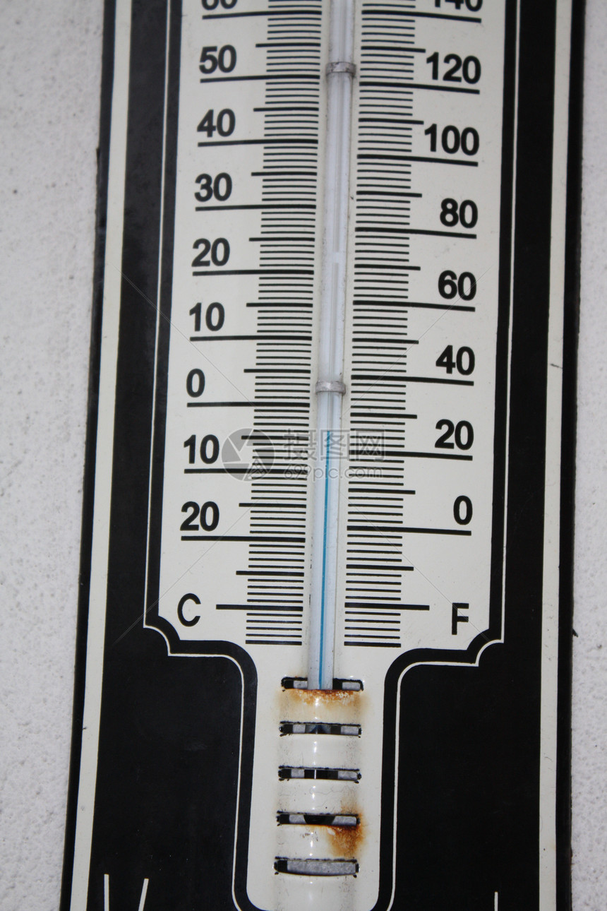 冬天的温度计测量冰箱环境冷冻温度性冷淡冻结图片