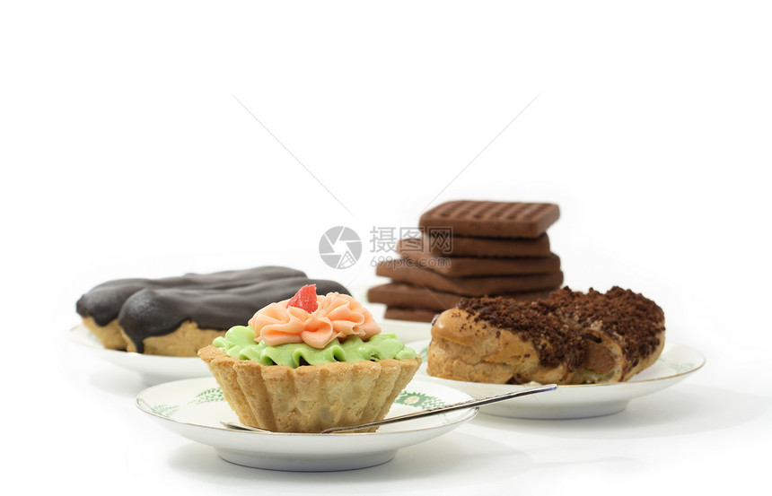 糖果饼干巧克力胡桃蛋糕奶油小吃巧克力片食物甜点图片