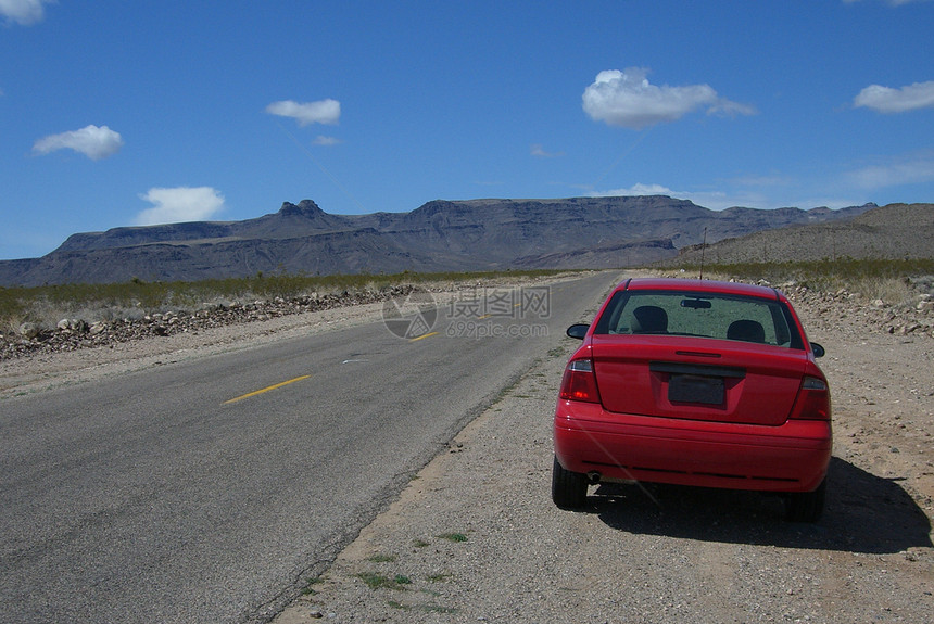 66号路线亚利桑那州假期旅行天空公路沙漠旅游路面汽车蓝色游览图片