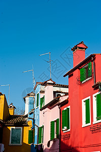 意大利布拉诺岛威尼斯背景图片