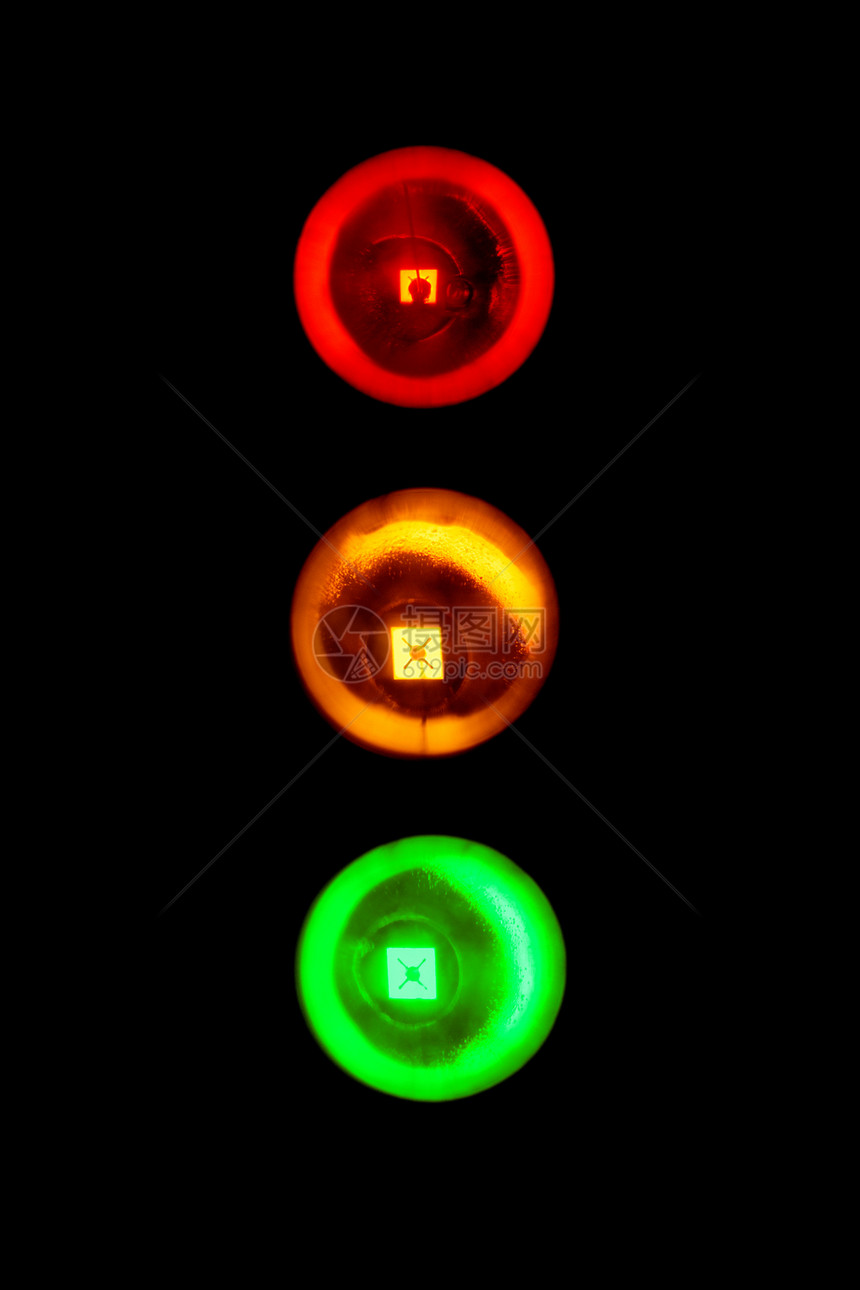 交通灯灯红绿灯固态绿色设备led深层红色电子彩色结构图片