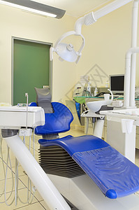 牙医电脑设备椅子医学口腔医疗公室内饰监视器屏幕背景图片