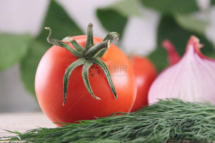 番茄对抗红沙拉洋葱图片