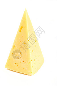 一块奶酪牛奶黄色馅饼美食奶制品白色产品背景图片