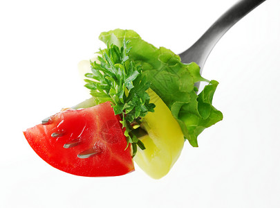 沙拉食物黄色餐厅盘子绿色饮食菜单红色环境蔬菜背景图片