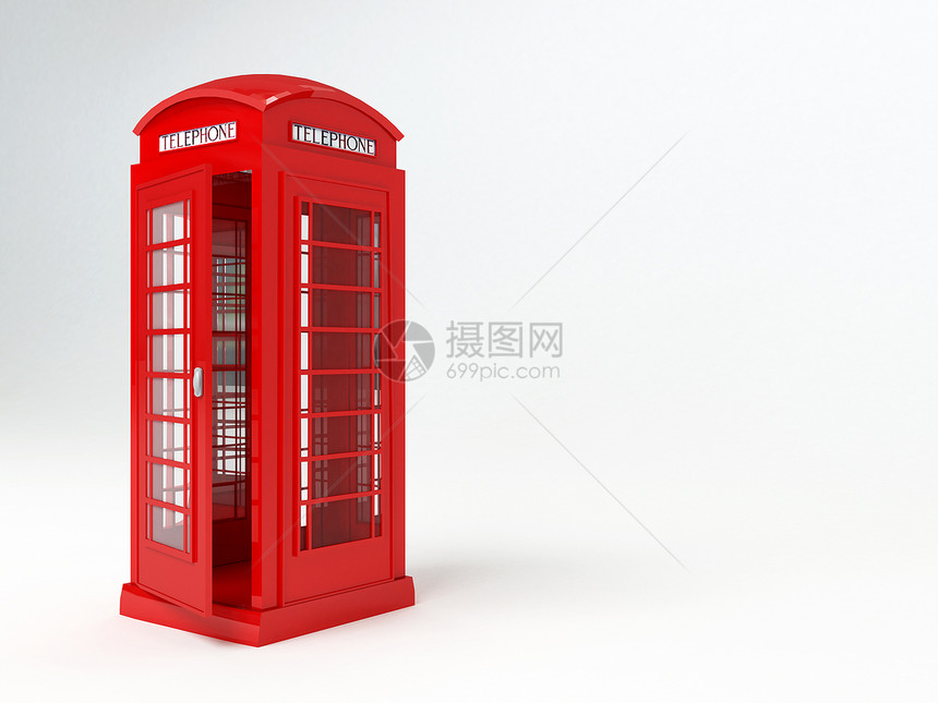 伦敦电话箱旅游民众红色历史性盒子英语文化纪念碑电话图片