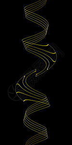 黑对称模板网格环形旋转插图动机海浪螺旋几何学线条波浪状背景图片