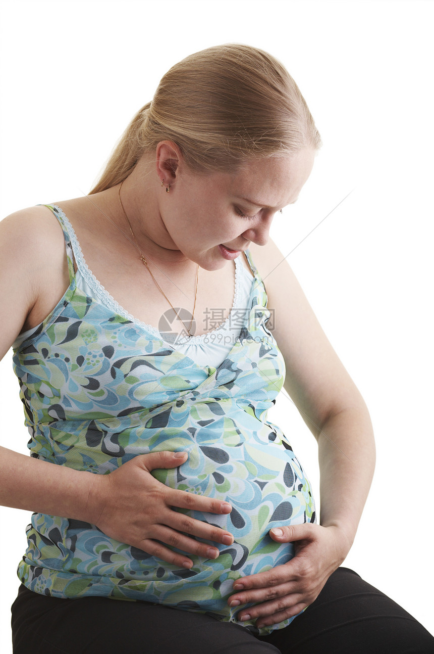 怀孕妇女女孩母亲婴儿腹部母性妈妈女性图片