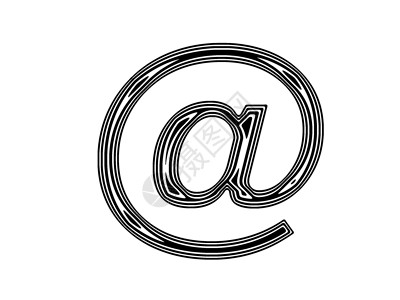 信网火锅素材邮件符号黑色全球墨水互联网网络白色背景