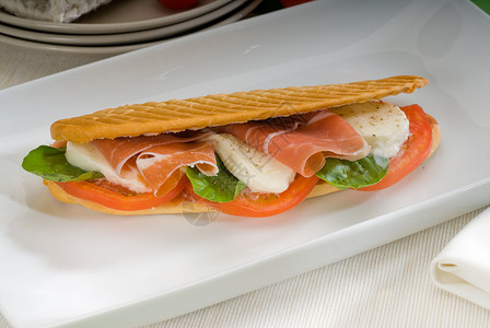 托帕尼意大利三明治高清图片