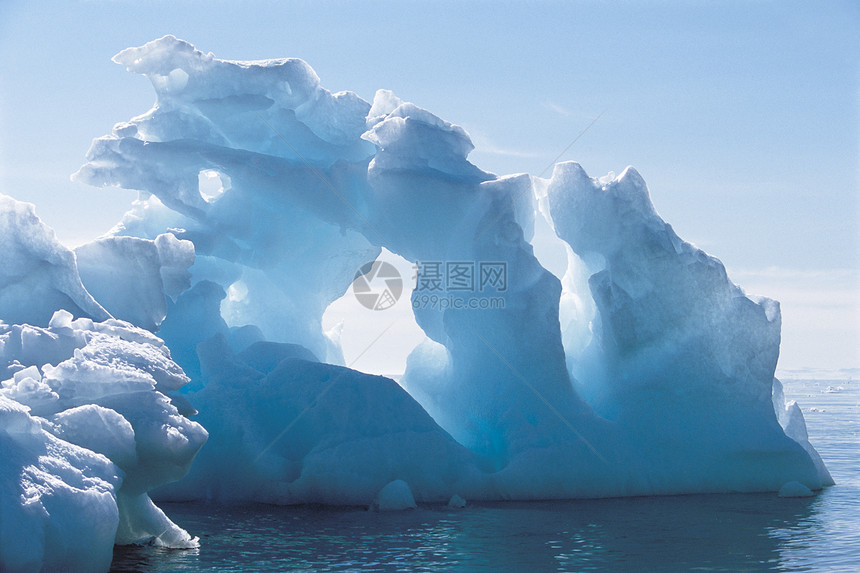 冰层形成海洋风景全景自然世界寒冷场景冰山摄影土地图片