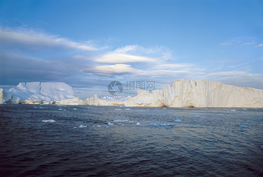 冰层形成广角冰山场景风景视角土地海洋全景摄影自然世界图片