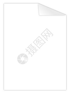 空白白页纸木板卡片笔记本折页白色插图笔记文档阴影框架背景图片