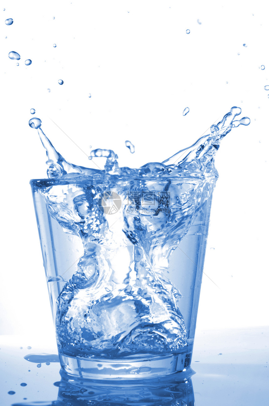 玻璃杯中的水不倒翁瓶子苏打飞溅福利玻璃食物饮料杯子生活图片