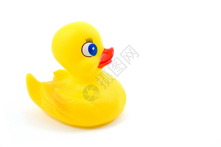 玩具橡胶鸭淋浴浴室鸟类乐趣橡皮婴儿黄色游泳童年卡片背景图片